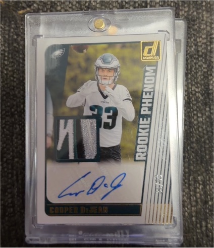 2024 Donruss Rookie Phenom #RPJ-CDJ Cooper DeJean — front