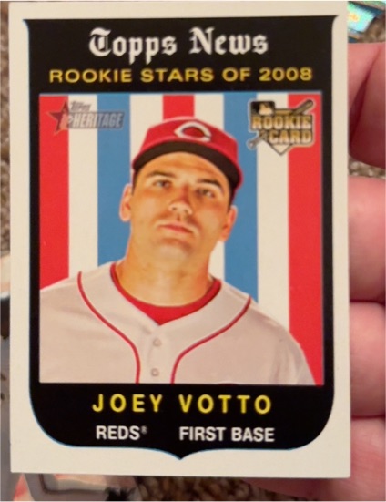 2008 Topps Heritage #146 Joey Votto — front