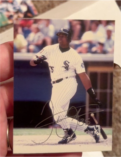 1994 Kodak Chicago White Sox Frank Thomas #35 — front