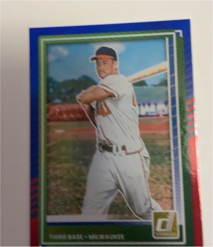 2025 Donruss #67 Eddie Mathews Milwaukee Braves — front