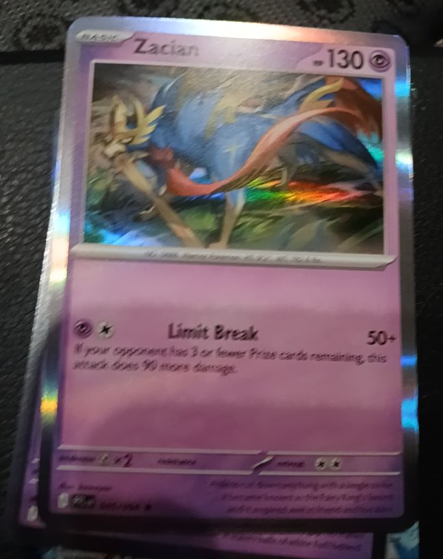 2020 Pokémon ME02: Phantasmal Flames #045 Zacian — front