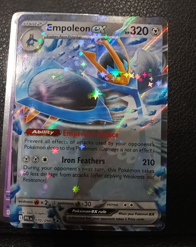 2025 Pokémon TCG Phantasmal Flames #070 Empoleon ex — front