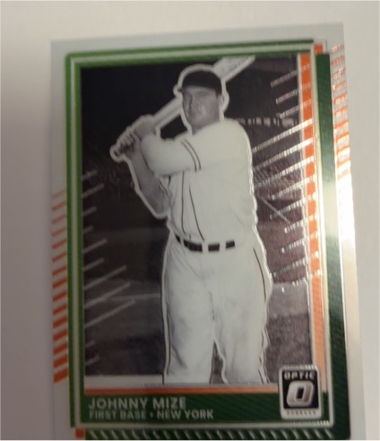 2025 Panini Donruss Optic #72 Johnny Mize — front
