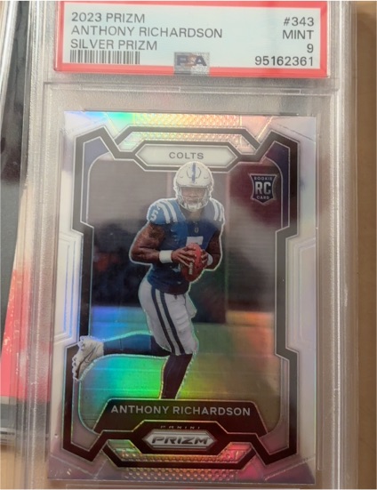 2023 Panini Prizm #343 Anthony Richardson Silver Prizm Rookie — front