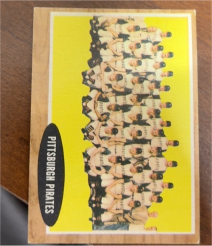 1962 Topps #409 Pittsburgh Pirates Team — front