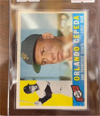 1960 Topps #450 Orlando Cepeda — front