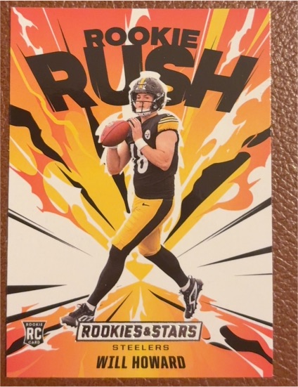 2025 Panini Rookies & Stars #13 Will Howard Rookie Rush — front