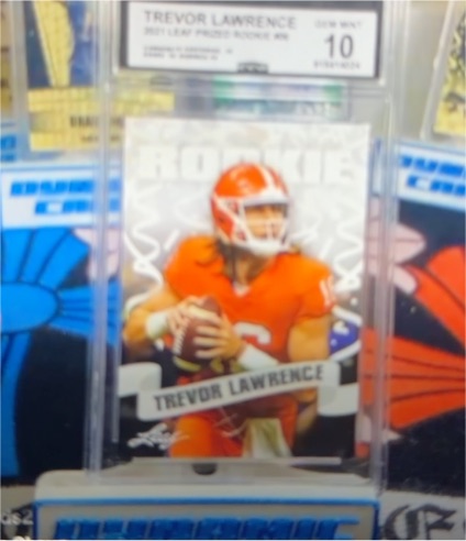 2021 Leaf Prized Rookie #6 Trevor Lawrence — front