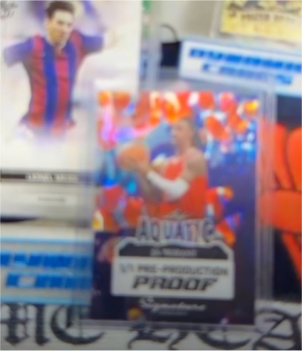 2025 Leaf Signature Series Aquatic 1/1 Pre-Production Proof — front
