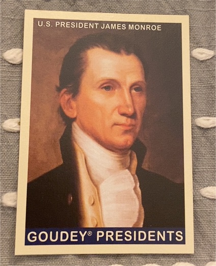 2008 Upper Deck Goudey Presidents #234 James Monroe — front