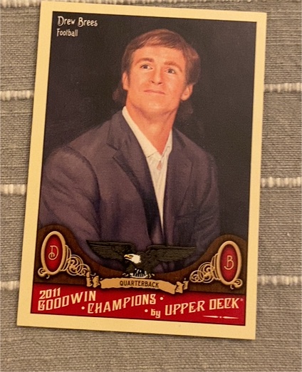 2011 Upper Deck Goodwin Champions #48 Drew Brees — front