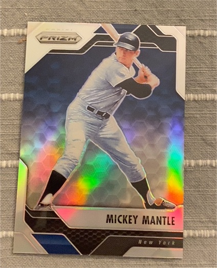 2017 Panini Prizm #7 Mickey Mantle — front