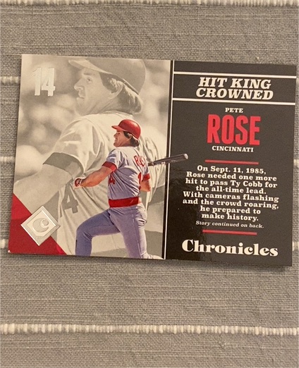 2017 Panini Chronicles #61 Pete Rose — front