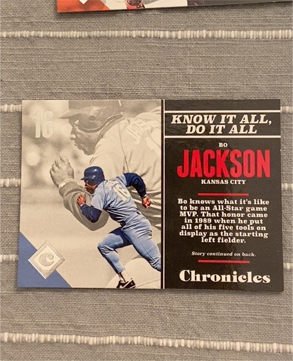 2017 Panini Chronicles #46 Bo Jackson — front