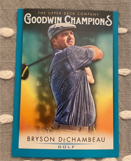 2021 Upper Deck Goodwin Champions #5 Bryson DeChambeau — front