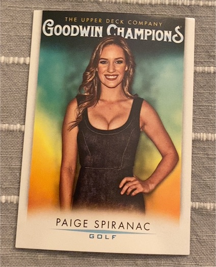2021 Upper Deck Goodwin Champions #8 Paige Spiranac — front