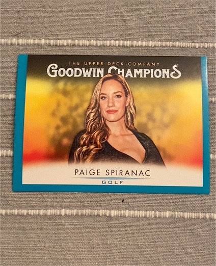 2021 Upper Deck Goodwin Champions #83 Paige Spiranac — front