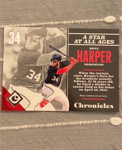 2017 Panini Chronicles #34 Bryce Harper — front