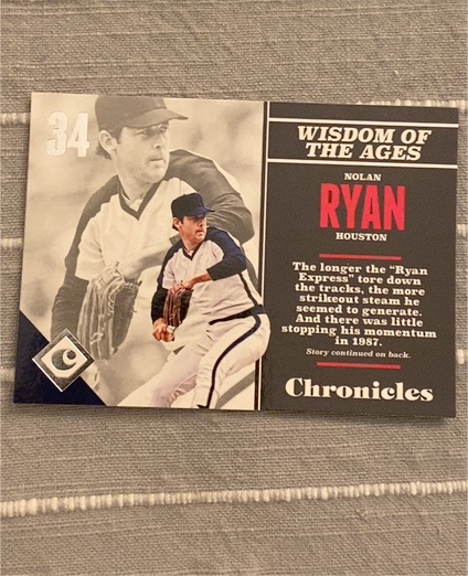 2017 Panini Chronicles #56 Nolan Ryan — front