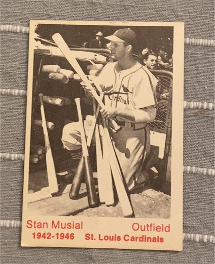 1977 TCMA Renata Galasso #16 Stan Musial — front