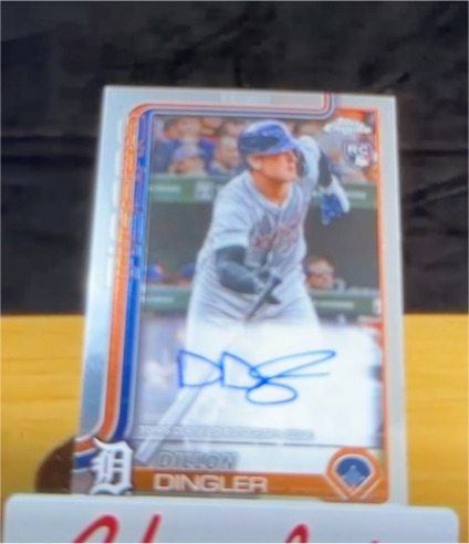 2025 Topps Chrome #RA-DD Dillon Dingler — front