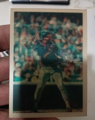1986 Sportflics #124 Willie Wilson — front
