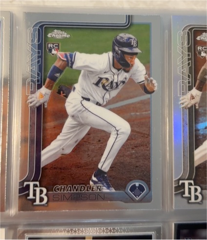 2025 Topps Chrome Update #USC179 Chandler Simpson — front