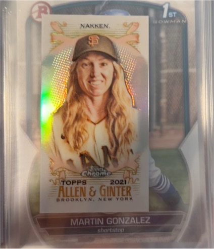 2021 Topps Allen & Ginter #285 Alyssa Nakken — front