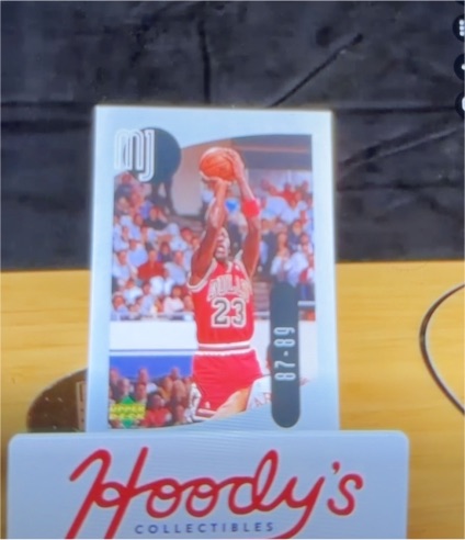 1998-1999 Upper Deck Michael Jordan 87-89 Sticker #20 Chicago Bulls — front