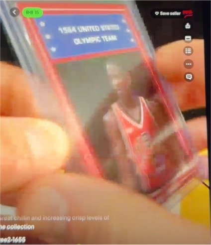 1984 United States Olympic Team Michael Jordan — front