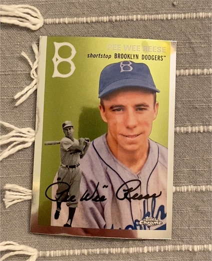 2023 Topps Chrome Platinum Anniversary #458 Pee Wee Reese — front