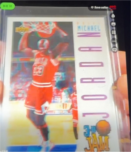 1993 Upper Deck 3D Jam Michael Jordan — front