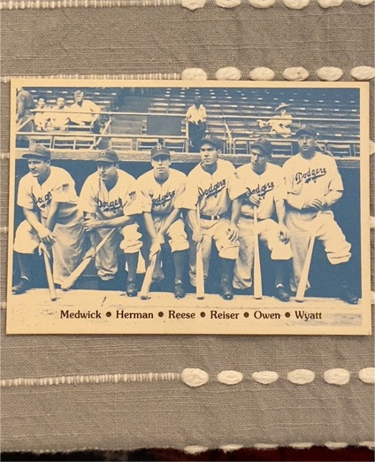 1949 Sporting News Brooklyn Dodgers Team Photo — front