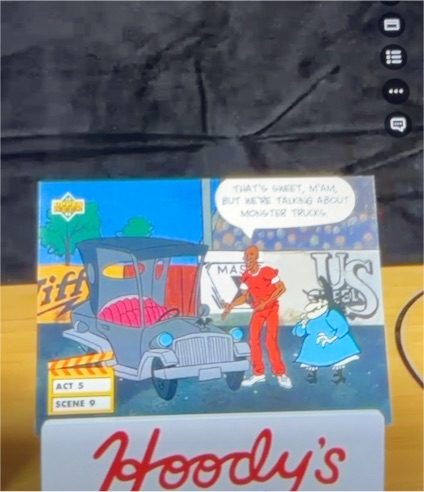 1993 Upper Deck Looney Tunes #Act 5 Scene 9 & 12 Michael Jordan — front