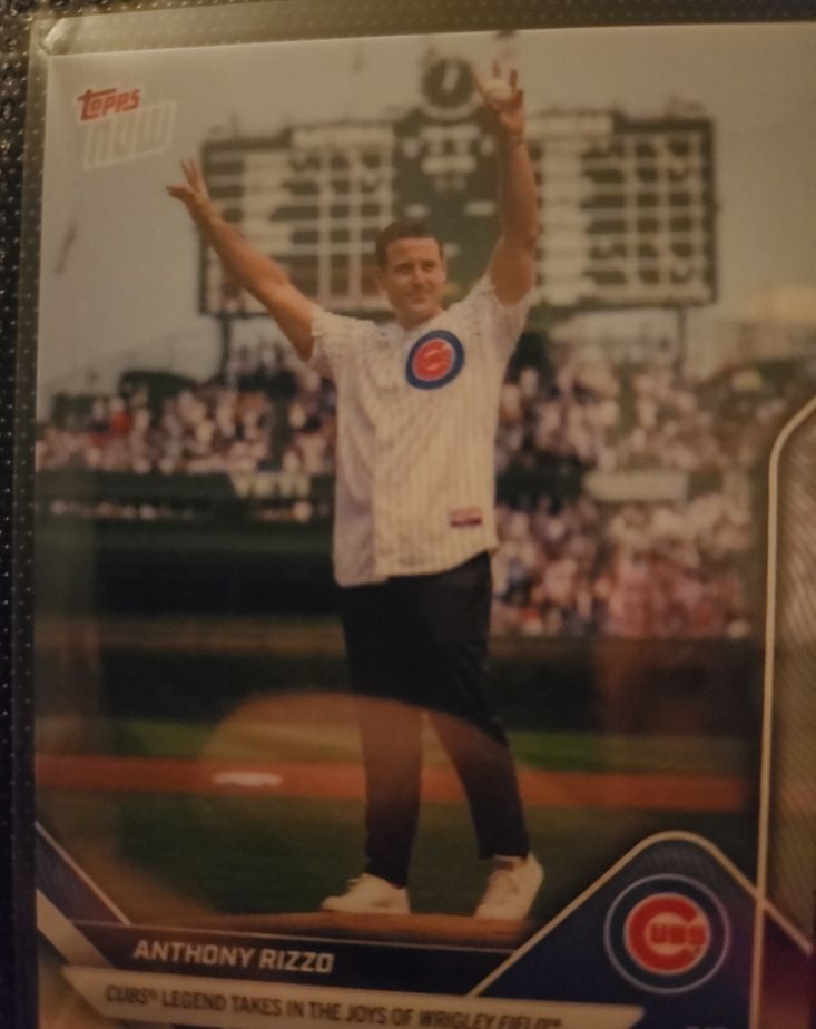 2025 Topps Now #712 Anthony Rizzo — front