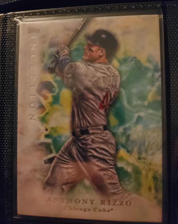 2017 Topps Inception #38 Anthony Rizzo — front