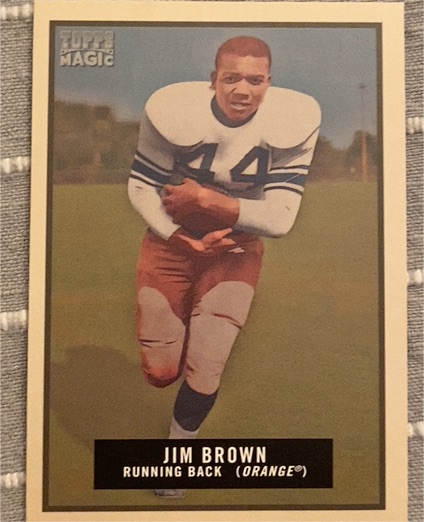 2009 Topps Magic #248 Jim Brown — front