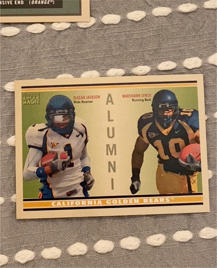 2009 Topps Magic Alumni #AD-JL DeSean Jackson / Marshawn Lynch — front