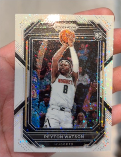 2022-23 Panini Prizm #259 Peyton Watson — front