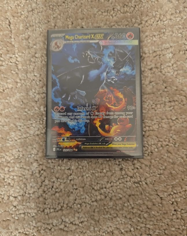 2025 Pokémon Mega Charizard X EX #125/094 — front