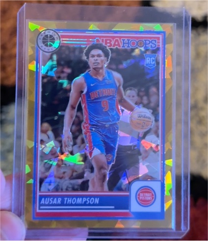 2023-24 Panini NBA Hoops Premium Stock #100 Ausar Thompson — front