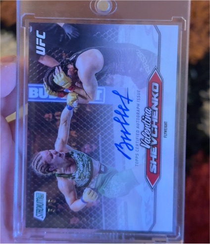 2025 Topps Stadium Club UFC #SCBA Valentina Shevchenko — front