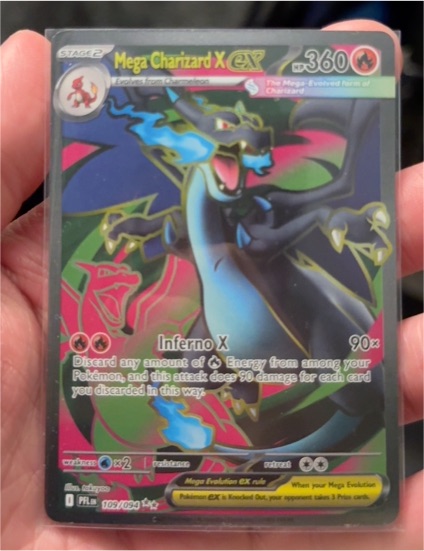 2021 Pokémon TCG Mega Charizard X EX #109 — front