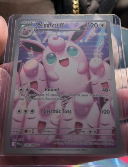 2023 Pokémon Phantasmal Flames #105 Wigglytuff — front
