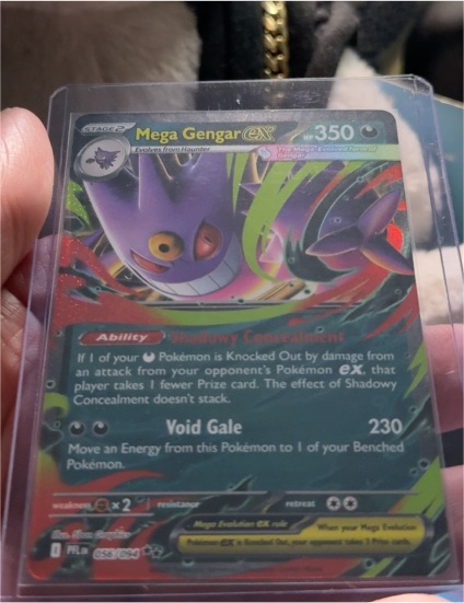 2025 Mega Gengar ex 056/094 Me02: Phantasmal Flames Holo — front