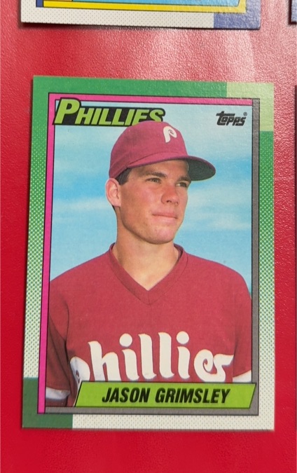 1990 Topps #493 Jason Grimsley — front