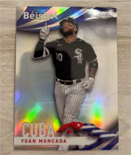 2021 Topps Chrome Beisbol #B-11 Yoán Moncada — front