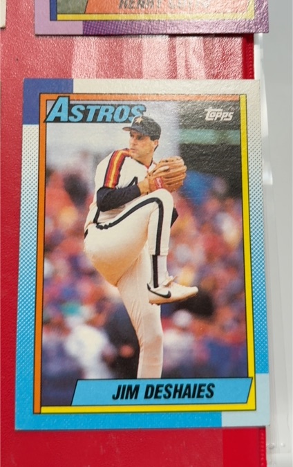1990 Topps #225 Jim Deshaies — front