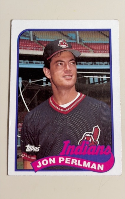 1989 Topps #476 Jon Perlman Cleveland Indians — front