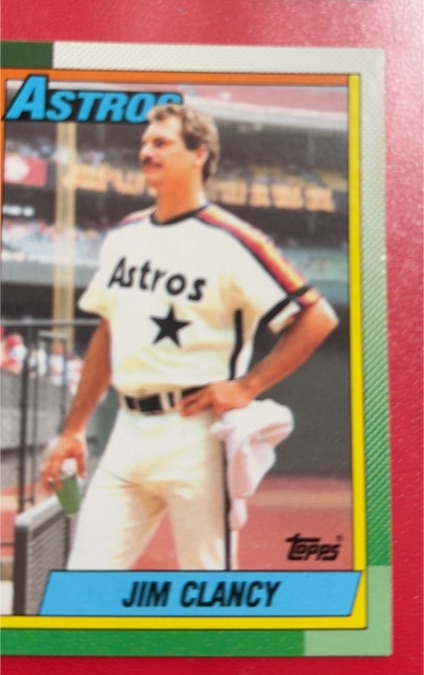 1990 Topps #648 Jim Clancy — front